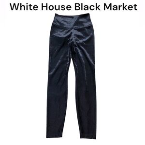 White House Black Market ribbed runway leggings